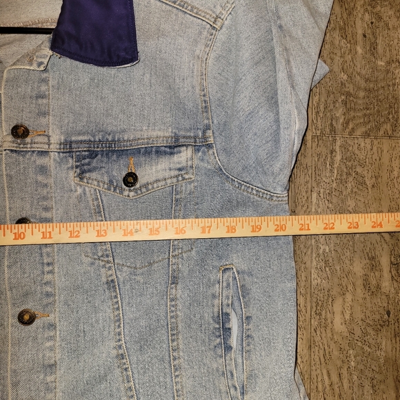 Vintage Newport News Jeanology Jacket Size 14 Y2K Dragon FloralEmbroidered Denim - Picture 10 of 14